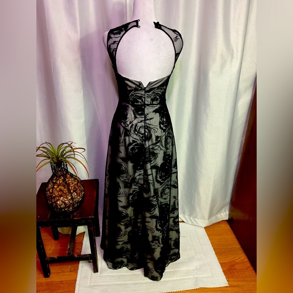 Aiden Mattox Black Gown - Picture 8 of 14